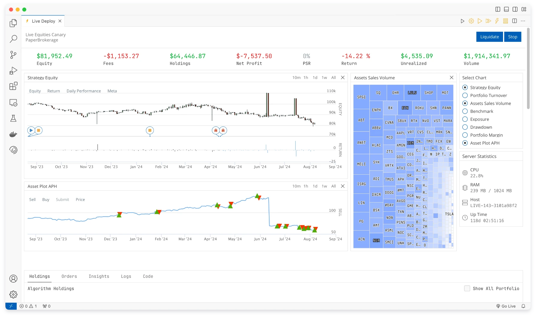 Live Trading